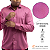 Camisa Social Rosé Executiva Vivacci Bambu Elastano Premium - Imagem 2