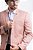 Blazer Masculino Sarja Premium Slim Fit com Elastano Rosa Claro Pataloo - Imagem 4