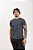 Camiseta Básica Masculina 100% Algodão Grafite Mescla Essencial Pataloo - Imagem 7