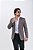 Blazer Pataloo Sarja Masculino Slim Fit Com Elastano Café - Imagem 7