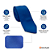 Gravata Slim Masculina Azul Royal Lisa Sem Textura Pataloo - Imagem 2
