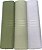 Kit 3 Lenços de Bolso Masculino Presidente Verde e Branco - Imagem 2