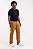 Calça Alfaiataria Masculina Caramelo 100% Algodão Premium Modelagem Confort Pataloo - Imagem 2