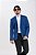 Blazer Masculino Docthos Tech Azul Poliviscose com Elastano Corte Italiano - Imagem 1