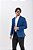 Blazer Masculino Docthos Tech Azul Poliviscose com Elastano Corte Italiano - Imagem 2