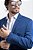 Blazer Masculino Docthos Tech Azul Poliviscose com Elastano Corte Italiano - Imagem 4