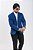 Blazer Masculino Docthos Tech Azul Poliviscose com Elastano Corte Italiano - Imagem 6