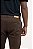 Calça Alfaiataria Masculina Café Spencer Fosca Slim Fit 100% Algodão Pataloo - Imagem 5