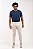 Calça Alfaiataria Masculina Bege Spinning Slim Fit com Elastano Pataloo - Imagem 5