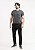Calça Masculina Alfaiataria Pataloo Linho Viscose Slim Preta - Imagem 2