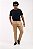 Calça Alfaiataria Masculina Pataloo Slim Fit Barbara Bege - Imagem 2