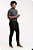Calça Alfaiataria Masculina Pataloo Slim Fit Haiti Preta Ajustável - Imagem 7