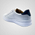 Tênis Sneaker Masculino Couro Branco Evoque Detalhe Azul Marinho Pataloo - Imagem 4
