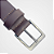 Cinto Casual Couro Legítimo Marrom Café 40mm Fivela Grafite Escovado Pataloo - Imagem 6
