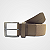 Cinto Elástico Bege Ponta em Couro Legítimo 40mm Pataloo - Imagem 4
