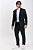 Blazer Masculino Docthos Tech Preto Poliviscose com Elastano Corte Italiano - Imagem 1
