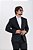 Blazer Masculino Docthos Tech Preto Poliviscose com Elastano Corte Italiano - Imagem 6
