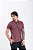 Camisa Polo Masculina Pataloo Bordô Mescla Abertura Lateral - Imagem 5