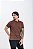 Camisa Polo Masculina Pataloo Marrom Mescla com Abertura Lateral - Imagem 4