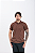 Camisa Polo Masculina Pataloo Marrom Mescla com Abertura Lateral - Imagem 5