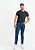 Calça Jeans Masculina Slim Azul Lavado Elastano Casual PATALOO - Imagem 3