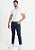 Calça Jeans Masculina Slim Azul Escuro Elastano Casual PATALOO - Imagem 1