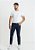 Calça Jeans Masculina Slim Azul Escuro Elastano Casual PATALOO - Imagem 2