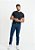Calça Jeans Masculina Slim Elastano Índigo Faixa Lateral Cobre PATALOO - Imagem 1