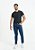 Calça Jeans Masculina Slim Elastano Índigo Faixa Lateral Cobre PATALOO - Imagem 2