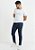 Calça Jeans Masculina Slim Elastano Denim Escuro Detalhes Cobre PATALOO - Imagem 2