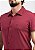 Camisa Social Masculina Pataloo Manga Curta Slim 100% Algodão Bordô - Imagem 2