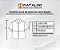 Camisa Social Pataloo Manga Curta Algodão Branca - Imagem 3