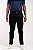 Calça Masculina Alfaiataria Acetinada Slim Preta Art Andrews PATALOO - Imagem 3
