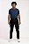 Calça Masculina Alfaiataria Acetinada Slim Preta Art Andrews PATALOO - Imagem 2