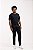 Calça Alfaiataria Masculina Algodão Slim Preto Acetinada Andrews PATALOO - Imagem 3