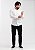 Camisa Social Masculina Microfibra Slim Branca Manga Longa PATALOO - Imagem 1