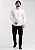 Camisa Social Masculina Microfibra Slim Branca Manga Longa PATALOO - Imagem 5