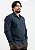 Camisa Social Masculina Algodão Slim Xadrez Azul Marinho PATALOO - Imagem 3