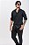 Camisa Social Masculina Microfibra Slim Manga Longa Preta PATALOO - Imagem 4