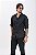 Camisa Social Masculina Microfibra Slim Manga Longa Preta PATALOO - Imagem 1