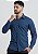 Camisa Social Masculina Slim Algodão Com Poliéster Manga Longa PATALOO - Imagem 3