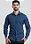 Camisa Social Masculina Slim Algodão Com Poliéster Manga Longa PATALOO - Imagem 2