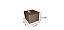 ECOMERCE - 00 - 170X120X100	- PARDO - FARDO 25 UNID - Imagem 1