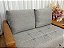 Sofa Cama Anis 1.60m – Cinza Linho/Marrom Courino - Imagem 8