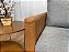 Sofa Cama Anis 1.60m – Cinza Linho/Marrom Courino - Imagem 3