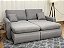 Sofá Cama Retrátil Reclinável Amaranto 2.30m Mod.100 – Cinza Linho - Imagem 1