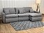Sofá Cama Retrátil Reclinável Amaranto 2.70m 3 Módulos 80 – Cinza Linho - Imagem 2