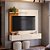 Painel Astro Com Nicho 1.53m 65″ – Cinamomo/Off White - Imagem 1