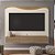 Painel Lumiere c/Led + Nicho 03 Gavetas 2.00m – Off White/Carvalho - Imagem 1