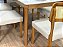 Mesa de Jantar Alegra c/Vidro 1.60×0.80 c/6 Cadeiras Fortaleza – Cinamomo/Off White/Bege Linho - Imagem 6